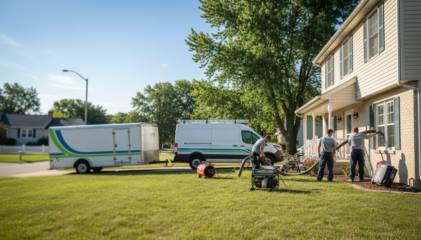Flooded Basement Restoration And Cleanup With Repair in Saint Croix Falls, WI near me